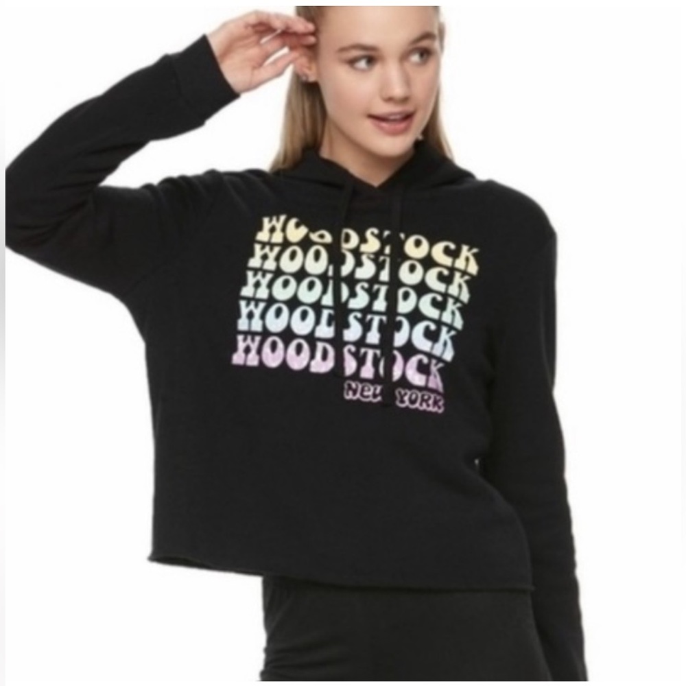 Vintage Concert Tees Woodstock Collection Fitted Hoodie